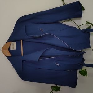 Monrow Blue Motorcyle Jacket
